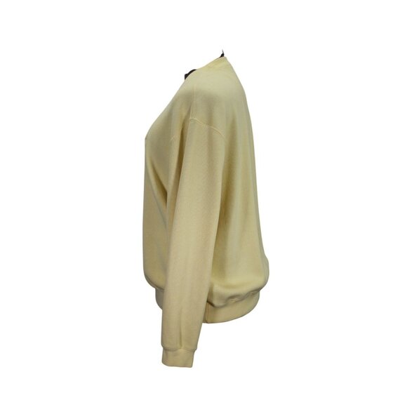 Faconnable Pullover Sweater Men’s Size Large V-Notch Crew Neck Tight Knit - Picture 2 of 16